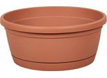 Jardine Libis Con Base In Plastica Terracotta Opaca D25Cm