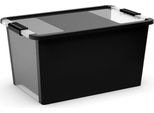 Scatola Kis In Plastica Nera L.55 X P.35 X H.28 Cm Cm