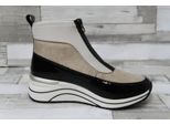 Remonte Stivaletti Sportivi Donna Nero-Beige Tessile-Sintetico Vegan Taglia: 40