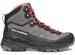 Rush Trk Lt Gtx Wmn , Scarpe In Pelle, Escursionismo Veloce, Grigio/Corallo, 38.5, Scarpa
