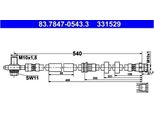 Tubo Freno Flessibile Ate 83.7847-0543.3