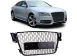 Griglia Radiatore Griglia Sportiva Griglia A Nido D'ape Nero Lucido Per Audi A5 8T Da