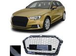 Griglia Radiatore Griglia Sportiva Griglia A Nido D'ape Nero Lucido Per Audi A3 8V Da