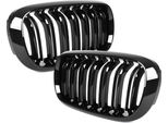 Griglia Del Radiatore Griglia Sportiva Con Doppelsteg In Finitura Sportiva Nera Lucida Per Bmw