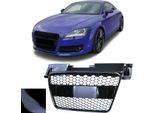 Griglia Radiatore Griglia Sportiva Griglia A Nido D'ape Nero Lucido Per Audi Tt 8J Pre-Facelift