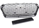 Griglia Radiatore Griglia Sportiva Griglia A Nido D'ape Nero Lucido Per Audi A5 F5 Dal 2016-