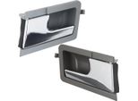 Maniglia Porta Anteriore Sinistra + Porta Interna Destra (Lato Passeggero) In Grigio / Cromo