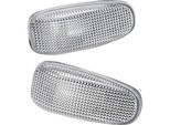2X Indicatori Di Direzione Premium In Argento Per Mercedes W210 S210 R170 A208