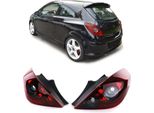 Fanali Posteriori Rosso Nero (Ottica Opc) Per Opel Corsa D 3 Porte