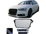 Griglia Radiatore Griglia Sportiva Griglia A Nido D'ape Nero Lucido Per Audi A4 B8 8K Facelift