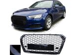 Griglia Radiatore Griglia Sportiva Griglia A Nido D'ape Nero Lucido Per Audi A4 B9 8W Da