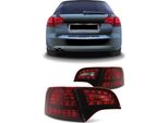 Fari Posteriori Combinati A Led In Rosso Per Audi A4 Avant Estate B7 Dal 2004 Al 2008