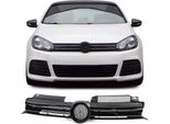 Griglia Del Radiatore Griglia Sportiva Con Striscia Cromata In Nero Lucido Per Vw Golf 6 Vi