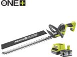 Tagliasiepi A Batteria Ryobi One+ Ry18Ht55A 18V, Lunghezza Di Taglio 55Cm, 1 Batteria Da 4Ah