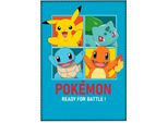 Coperta In Pile Dei Pokemon Coperta Coccolosa Blu 100 X 140 Cm