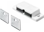 Set Di 2 Chiusure Magnetiche In Plastica Hettich, L.20,8 X P.58,3 Mm