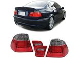 Luci Posteriori A Led In Rosso Nero Per Bmw Serie 3 E46 Berlina Da
