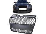 Griglia Radiatore Griglia Sportiva Griglia A Nido D'ape Nero Opaco Per Audi A4 8E B7 2004-2007