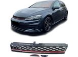 Griglia Del Radiatore Griglia Sportiva Con Modanatura Rossa Per Vw Golf 7 Vii Da 12-17
