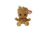 Ty 44003 - Marvel Groot - Figura Di Peluche Morbida - 15 Cm