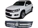 Griglia Radiatore Sportiva In Nero Lucido Per Vw Tiguan 5N Facelift 11-18