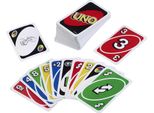 Gioco Di Carte Uno Di Mattel Games, Con 112 Carte In Scatola Di Metallo Di Alta Qualità, Esclusiva Scatola Da Collezione, Gioco Di Società, Giocattolo A Partire Dai 7 Anni, HGB63