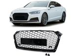Griglia Radiatore Griglia Sportiva Griglia A Nido D'ape Nero Lucido Per Audi A5 F5 Dal 2016-