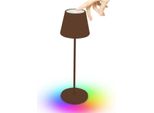 Velamp Lampada Da Tavolo Rgb Ricaricabile TL1908-C Con Interruttore A Sfioramento