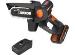 Motosega Da Potatura A Batteria Worx Wg325E 20V, Barra Guida Da 12 Cm