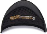 Scorpion Exo-Tech Evo/Carbonio Casco Tenda Mento Nero Nero Taglia Unica