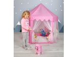 Tenda Da Gioco Per Bambini Castello Della Principessa Altezza In Piedi Interno Rosa 23869