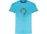 Trussardi T-Shirt Uomo Manica Corta Moontsje Cyan L