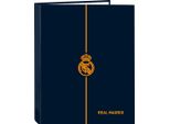 Raccoglitore Ad Anelli Real Madrid C.F. 2Nd Kit 24/25 Blu Navy A4 26,5 X 33 X 4 Cm