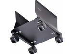 Startech.Com Carrello Per Cpu, Supporto Mobile Per Cpu Su Ruote (Rotelle), Carico Massimo 21 Kg, Porta Pc Regolabile, Supporto Da Pavimento Per Computer, Carrello In Acciaio