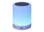 Lampada Da Tavolo A Led Touch, Cambia Colore, Ricarica Usb