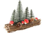 Boltze Home Scena Natalizia Con Alberi Di Natale H17Cm