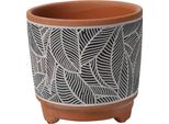 Vaso Da Fiori In Terracotta Per La Casa, 13,7 X 13,2 Cm