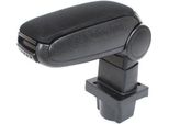 Bracciolo Centrale Bracciolo Clappable Tessile Nero Per Skoda Octavia Ii 1Z Dal 2004-