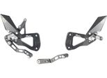 Pedane Regolabili Con Poggia Piedi Fissi Lightech Per Suzuki Gsx-R1000