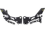 Pedane Regolabili Con Poggiapiedi Snodati Lightech Per Ktm Rc125 E Rc200