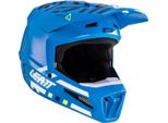 Casco Da Motocross Leatt 2.5 V24 Cyan, Blu/Bianco, Xl (61/62)