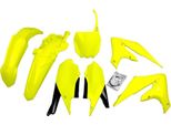 Ufo Yamaha Yzf 250/450 2019-2023 Yakit321-Dflu Protezioni Forcella & Plastikbausatz Gelb Gelb Taglia Unica