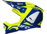 Casco Fuoristrada Ufo Echus Giallo,Blu L Giallo,Blu L