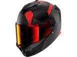 Shark Spartan Gt Pro Dokhta Carbon Helm, Schwarz Matt/Rot, Xl (61/62)