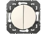 Doppio Pulsante, Legrand Dooxie, Bianco