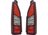 Fanali Posteriori Fumé Sinistri + Destri Per Peugeot Partner / Citroen
