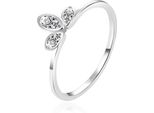 Delicato Anello In Argento Con Zirconi AGT-R21W - Circonferenza: 60 Mm.