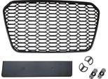 Griglia Radiatore Griglia Sportiva Griglia A Nido D'ape Black Matt Pdc Per Audi A6 C7 4G Da