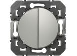 Deviatore Doppio Da Montare, Legrand Dooxie, Alluminio