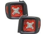 Fanali Posteriori Neri Rossi Sinistri + Destri Per Jeep Renegade Bu Da